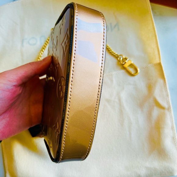 (Sold) NEW - Louis Vuitton Mini Pochette Accessoires, Rose Gold - Picture 8 of 11